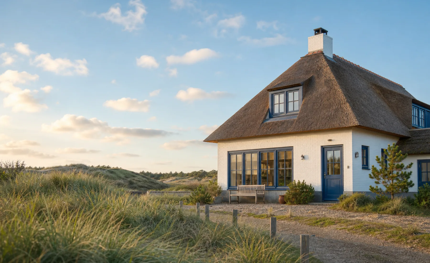 Atmospheric image of island property on Texel